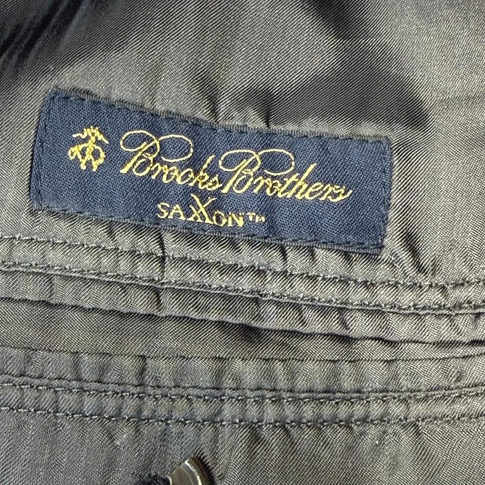 Brooks Brothers 1818 Madison Saxxon42L Gray Pinstripe Wool Blazer USA